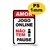 Placa Gamer Amor Jogo Online Não Tem Pause 20x30cm - 2M