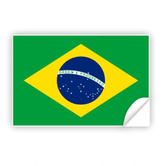 Etiqueta Adesivo em Vinil Brasil Copa 2026 Eleição Para Copo