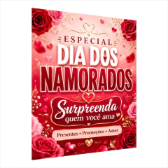 Adesivo Dia Dos Namorados Para Vitrine Vidro Loja Comércio 32x40cm
