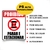 Placa Proibido Parar e Estacionar Vermelho 40x50cm - comprar online