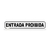 Placa Entrada Proibida Sinalização Particular Privado 20x4cm - loja online