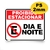 Placa Proibido Estacionar Dia E Noite Grande Portão, Garagem - comprar online