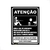 Placa De Regra De Banheiro Acessibilidade Sinalização Aviso 15x20cm