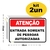 Imagem do 2 Placas Aviso Atenção Entrada Apenas P/ Pessoas Autorizadas
