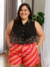 Blusa Social Estampada Cavada Plus Size XG - comprar online