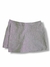 Short Saia Moletom Cinza Quimby Tam 14 anos