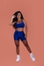 Conjunto Fitness Canelado Bermuda e Cropped
