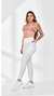 Conjunto Superação Tilobal Branco e Rosê - Company Fitness And Beach