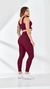 Conjunto Cropped e Legging Basic Cherry