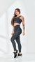 Conjunto Cropped e Legging Basic Chumbo