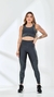 Conjunto Cropped e Legging Basic Chumbo na internet
