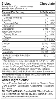Allmax Isoflex 5lbs 75 porciones - comprar en línea