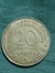 Moeda 20 centimes francesa ano 1997