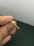 Anel Quadrado Strass Dourado - comprar online