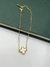 Pulseira Trevo Virgínia Branca - Aço Dourado - comprar online