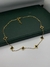 Chocker Trevos Aço Dourado - comprar online