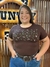 T-SHIRT MARROM STABULOS