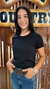 CAMISETA SLIM EXTRA STRASS FEMININA - TXC