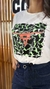 T-SHIRT FEMININA OFF WHITE COM BRILHO - ALL HUNTER na internet