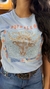 T-SHIRT AZUL TOURO AZUL BRILHO - BUPHALLOS - comprar online