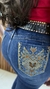 CALÇA BOOTCUT BORDADO BRILHO BOLSO - BUPHALLOS - Moda Country 3M