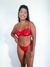 Conjunto de Lingerie Tamy- Vermelho, Todo em Renda Chantily . - comprar online