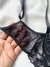 Body Hemy- Preto, todo em tule bordado. na internet