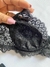 Conjunto Mariah-Preto, todo em renda. - Silhueta Intima
