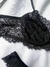 Imagem do Conjunto Mariah-Preto, todo em renda.
