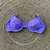Top PANDORA - Cor Violeta Conto de Fadas, TECIDO PLISSÊ - Modelo Meia Taça - Biquíni MARLUAH - comprar online