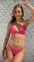 Calcinha NINA - Cor Rosa Florescer, TECIDO CARAVELA - Modelo Fio com Regulagem - MARLUAH - MARLUAH Biquínis