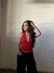 Cropped Livia Vermelho - comprar online