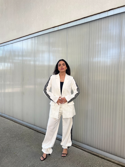 Conjunto Listra Off White - comprar online