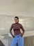 Body Recorte Marrom na internet