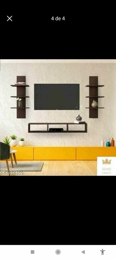 Rack Flotante + 2 Repisas