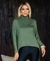 Blusa malha Tricot ampla gola alta Liz - loja online