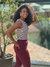 Regata listrada burgundy e off - Lofe - Casual Fit