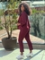 Calça burgundy Moletinho na internet