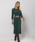 Vestido Verde em malha canelada - comprar online
