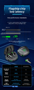 Lenovo-Thinkplus Fones de ouvido sem fio com microfone Gaming, fones de ouvido i - Arcanjos S.A