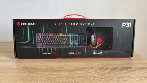 Gaming Kit Fantech Hero P31 3 en 1 TEC+MOU+PAD Black