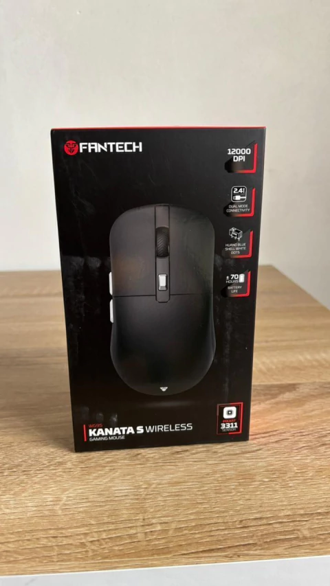 Mouse Inalambrico Fantech Kanata S WG9S 2.4GHz Black