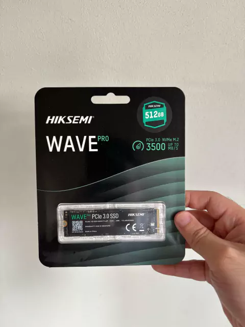 Disco Solido SSD 512Gb Hiksemi M2 Wave Pro 2280 PCIE 3.0 3520MBPS