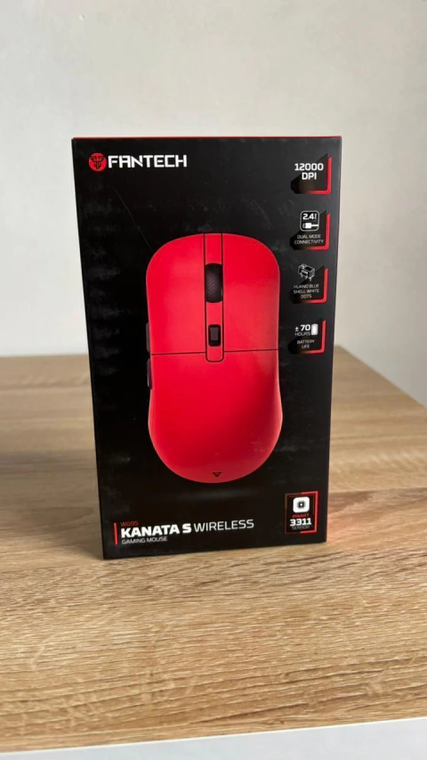 Mouse Inalambrico Fantech Kanata S WG9S 2.4GHz Red