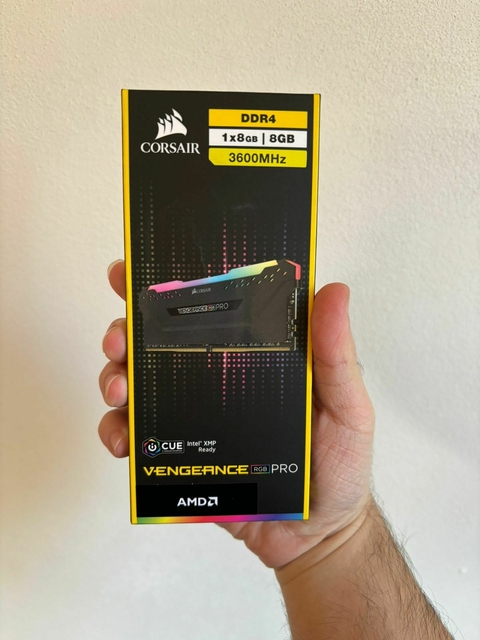 MEMORIA RAM DDR4 8GB 3600MHZ CORSAIR VENGEANCE RGB PRO HEATSPREADER RGB LED