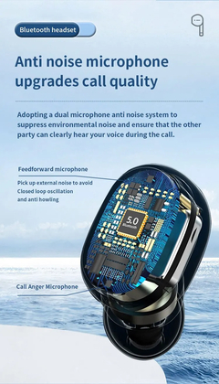 A6s Bluetooth Fones De Ouvido Tws In Ear Bluetooth 50 Running Sports Stereo Bot - Tchê Imports