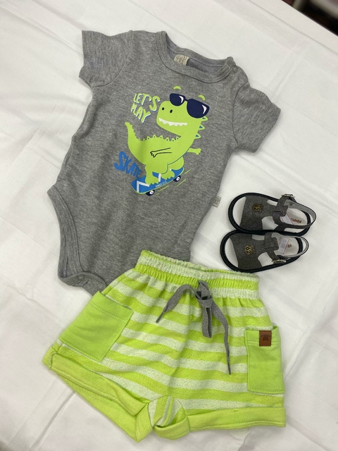 CONJUNTO DINO BODY COM SHORT