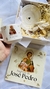 Kit individual xícara com pires no mdf Branco + pote de biscoito - comprar online