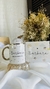 kit Caneca Golden com caixa mdf branca 15x15x12 +sache de cafe