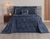 Enxoval Completo Queen 7 Peças Elegance Azul